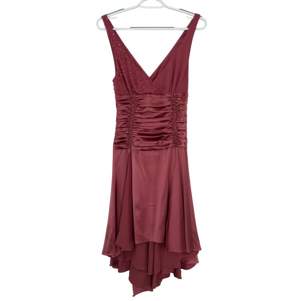 BGN Silk Dress Size 6 US Mauve Pink Fairy Y2K Style Hoco Event Party Dance